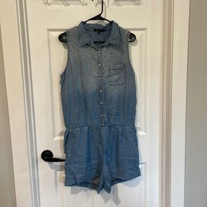 Jean jumper, sleeveless, women’s size L